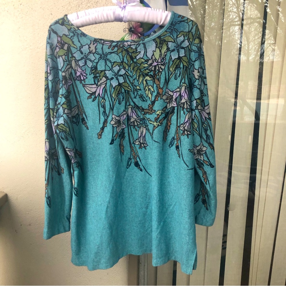 George Simonton sweater 1x- cute for spring!